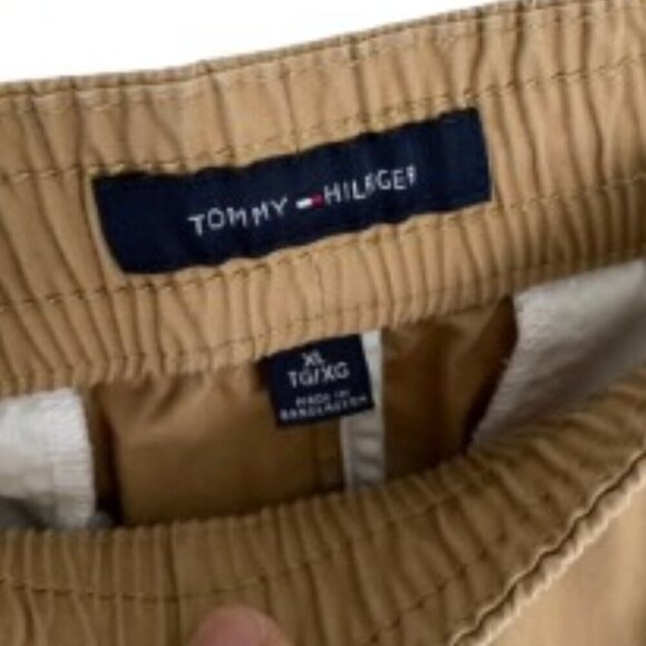 Tommy Hilfiger Khaki Drawstring Pants XLarge - Picture 2 of 3